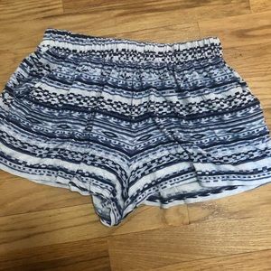 Michael Stars Blue Aztec print shorts